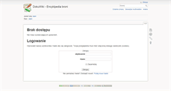 Desktop Screenshot of dokuwiki.2wojna.pl